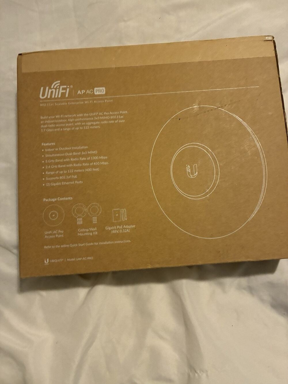Ubiquiti UniFi AP AC PRO UAP-AC-PRO-US Wireless Access Point 802.11ac NEW SEALED